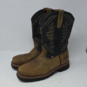 Thorogood Men's 11" USA Waterproof Wellington Work Boots  Steel Toe Size 9.5D